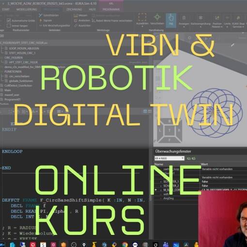 Onlinekurs - Robotik und Digitaler Zwilling